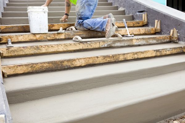 Concrete Steps Pouring in Brownsburg