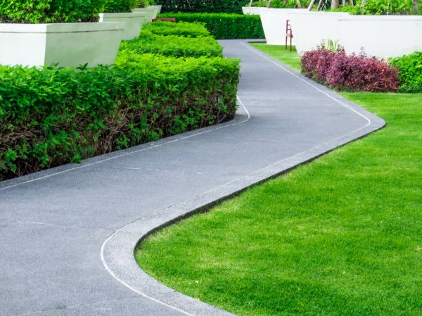 Walkway Curb Installation in Brownsburg