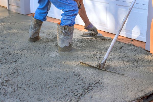Driveway Slab Construction in Brownsburg