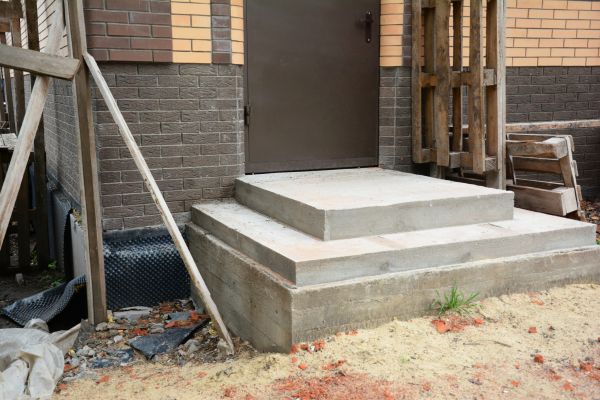 Cement Steps Construction in Brownsburg