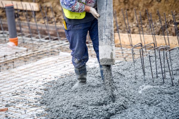 Cabin Foundation Pouring in Brownsburg